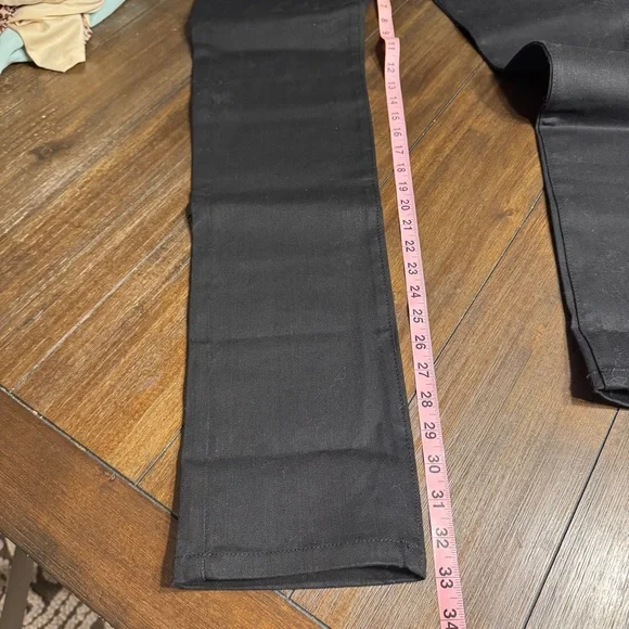 The Kooples Black Regular Fit Jeans Size 27 NWT Skull Button Stretch Denim - Picture 7 of 14